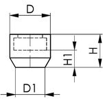 Schutzkappe Nr.6893 M6 AMF - VPE: 10