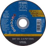 Trennscheibe PSF STEEL D125x2,4mm ger.STA Bohr.22,23mm PFERD - VPE: 25