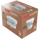 Laufen Wand-WC Pack KARTELL spülrandl tief verd. Befestigung weiß