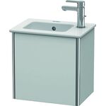 Duravit Waschtischunterbau XSQUARE 400x410x289mm Türansch re we seidenmatt