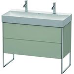 Duravit Waschtischunterbau XSQUARE 731x984x460mm taupe seidenmatt