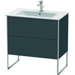 Duravit Waschtischunterbau XSQUARE 832x810x478mm graphit matt