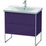 Duravit Waschtischunterbau XSQUARE 805x810x473mm aubergine seidenmatt