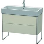 Duravit Waschtischunterbau XSQUARE 731x984x460mm taupe matt