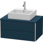 Duravit Waschtischunterbau XSQUARE 400x800x548mm nachtblau seidenmatt