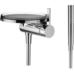 Laufen Einhand-Brausemischer KARTELL Disc, für Simibox 1-point chrom