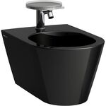 Laufen Wandbidet KARTELL 1 Hahnloch-Ausführung schwarz