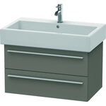 Duravit Waschtischunterbau X-LARGE 443x750x448mm flannel grey seidenmatt