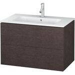 Duravit Waschtischunterbau L-CUBE 820x481x550mm eiche dunkel gebürstet