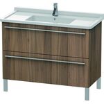 Duravit Waschtischunterbau X-LARGE 1000x470x668mm nussbaum natur