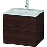 Duravit Waschtischunterbau L-CUBE 620x481x550mm nussbaum gebürstet