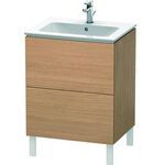 Duravit Waschtischunterbau L-CUBE 620x481x704mm europäische eiche