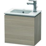 Duravit Waschtischunterbau L-CUBE 294x420x400mm Anschlag links pine silver