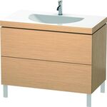 Duravit Möbelwaschtisch L-CUBE 1000x540mm o ÜL 1 HL eiche gebürstet