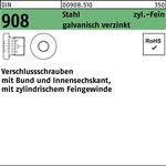 Verschlußschraube DIN 908 Bund/Innen-6kt M30x1,5 Stahl galv.verz. 10St. - VPE: 10