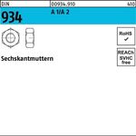 Sechskantmutter DIN 934 M1,6 A1/A2 500 Stück - VPE: 500