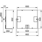 Keuco Kippspiegel PLAN CARE 600x540mm vc