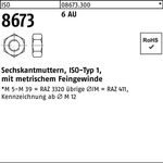 Sechskantmutter ISO 8673 M80x 4 6 Automatenstahl 1 Stück