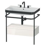 Duravit WTU HAPPY D.2 PLUS 775x490mm m Metallkon 2 HL we supermatt