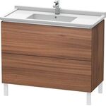 Duravit Waschtischunterbau L-CUBE 1020x469mm 2 Au we s-matt ES Ahorn mitte