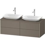 Duravit Waschtischunterbau XVIU 1400x550mm Champ ma / we s-matt ES Ah re