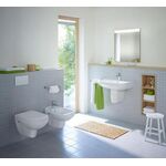 Duravit Wand-Bidet D-CODE m ÜL HLB 355x545mm 1 Hahnloch weiß