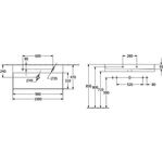 V&B Waschtisch MEMENTO 2.0 1000x470mm m ÜL f 2x 1-L Arm Sto wh C+