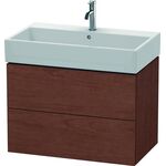 Duravit Waschtischunterbau L-CUBE 544x784x459mm amerikanisch nussbaum