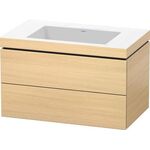 Duravit Waschtischunterbau L-CUBE m WT Vero Air 500x800x480mm o HL medi Ei