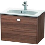 Duravit WT-Unterbau BRIOSO COMPACT Griff chrom 442x620x389mm nussbaum natur