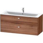 Duravit Waschtischunterbau BRIOSO Griffe chr 553x1220x479mm nussbaum natur