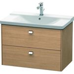 Duravit Waschtischunterbau BRIOSO Griffe chr 561x820x479mm europ. eiche