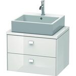 Duravit Konsolenunterschrank BRIOSO Griffe Frontfarbe 442x620x480mm we hgl