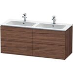 Duravit Waschtischunterbau L-CUBE 1290x481x550mm nussbaum dunkel