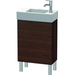 Duravit Waschtischunterbau L-CUBE 582x480x240mm Ans re nussbaum gebürstet