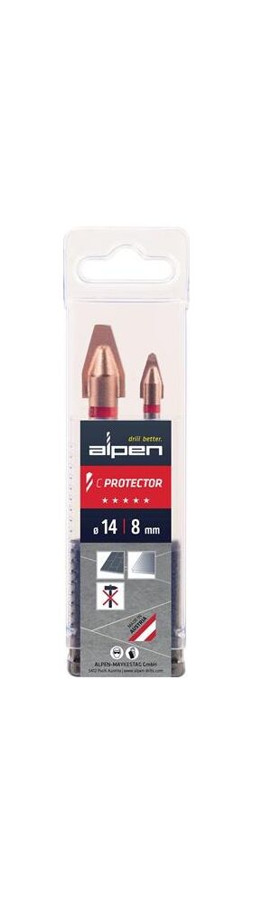 Fliesenbohrersatz C PROTECTOR 2-tlg.D.8/14mm ALPEN