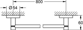 Grohe Badetuchhalter ESSENTIALS 854mm co sun gebü