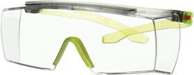 Schutzbrille SecureFit 3700 EN 166-1FT Bügel grau/lindgrün,Scheibe klar PC 3M