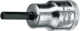 Steckschlüsseleinsatz IN 30 3/8 Zoll Innen-6-kant SW 8mm L.49mm GEDORE