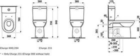 Laufen Stand-WC-Kombination LAUFEN PRO Tiefspüler, 6 l weiß