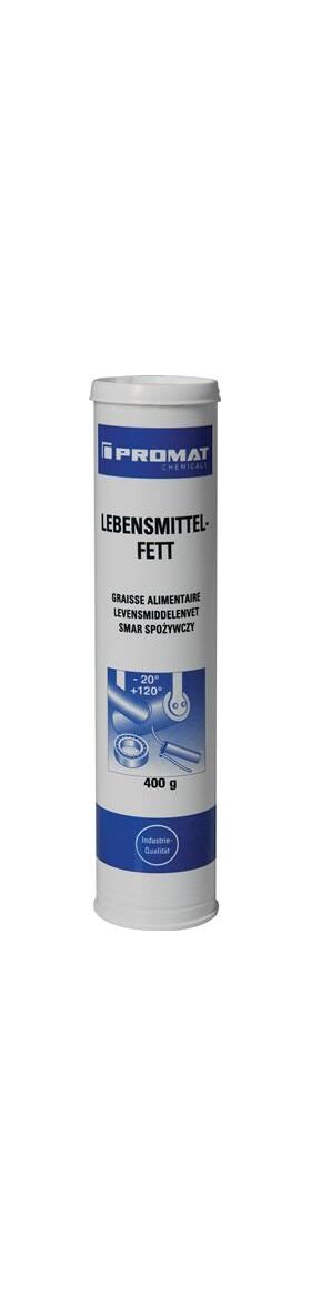 Lebensmittelfett NSF-H1 naturfarben,hell 400g Kartusche PROMAT chemicals - VPE: 12