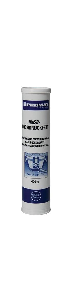 MoS² Hochdruckfett schwarzgrau 400g Kartusche PROMAT CHEMICALS - VPE: 12