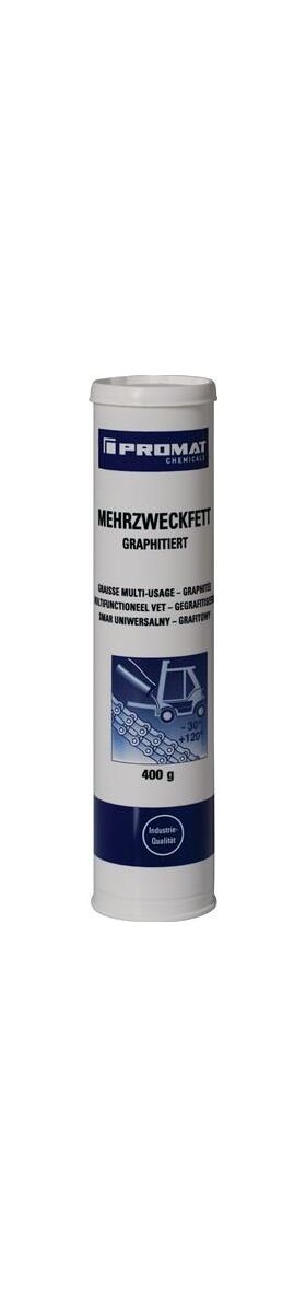 Mehrzweckfett graphitiert 400g schwarz Kartusche PROMAT CHEMICALS - VPE: 12