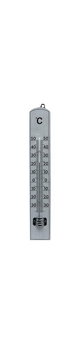 Zimmerthermometer Messber.-30 b.50GradC H206xB35xT15mm Buche TFA - VPE: 10