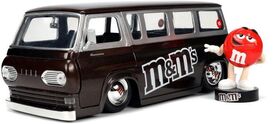 M&Ms Red 1965 Ford Econoline Van 1:24