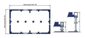 V&B Montagerahmen für Duschwannen ab 1000x1000