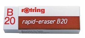 rotring Radierer rapid-eraser B20 S0194570 weiß