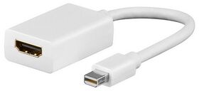 DisplayPort-Adapter Mini DP Stecker HDMI Buchse inkl. Audio Übertragung!