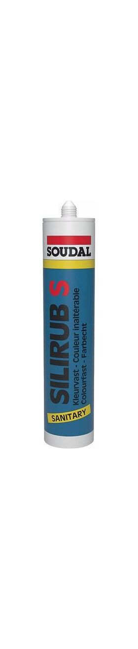 Sanitärsilikon Silirub S transp.300ml Kartusche SOUDAL