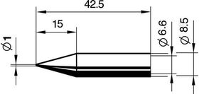 Lötspitze Ser.842 bleistiftspitz B.1mm 0842 BDLF/SB ERSA